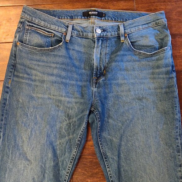 Hudson Blake Slim Straight Men's Jeans SIZE 38x35 - Picture 3 of 7
